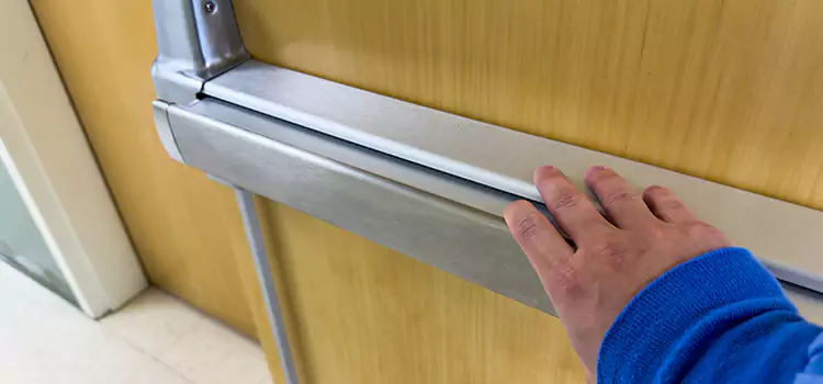 Installing a Push Bar on a Door West Jordan